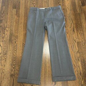 Stunning J.Crew super 120s wall gray suit pants with calf.